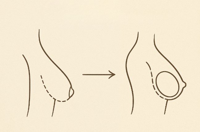 Mastopexia con implantes - Dra. Daniela Correa - Cirujana plástica en Medellín
