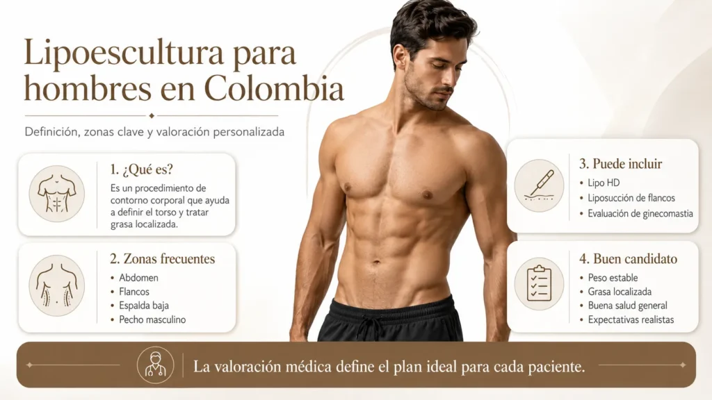 Lipoescultura en hombres- Dra. Daniela Correa