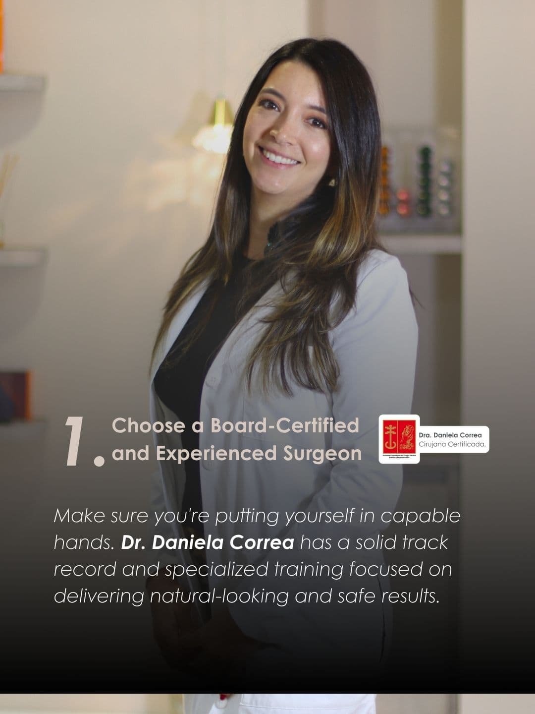 5 things you should know before getting a plastic surgery in Colombia - Plastic surgeon in Medellin Daniela Correa 1