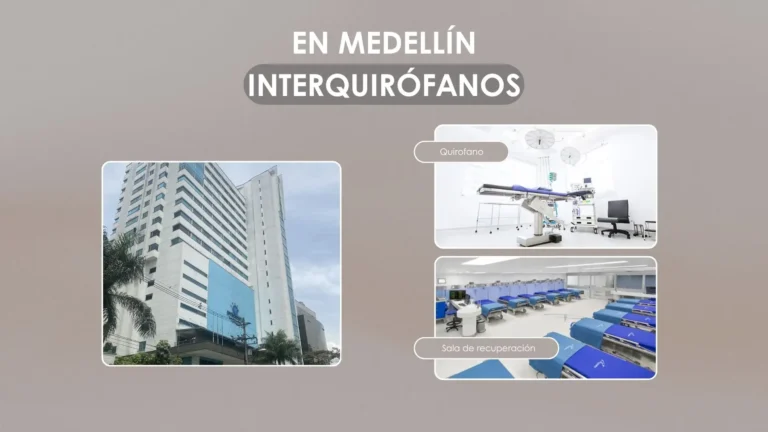 Clínica en la que opera la Dra. Daniela Correa, cirujana plástica en Medellín (Colombia) - Interquirófanos