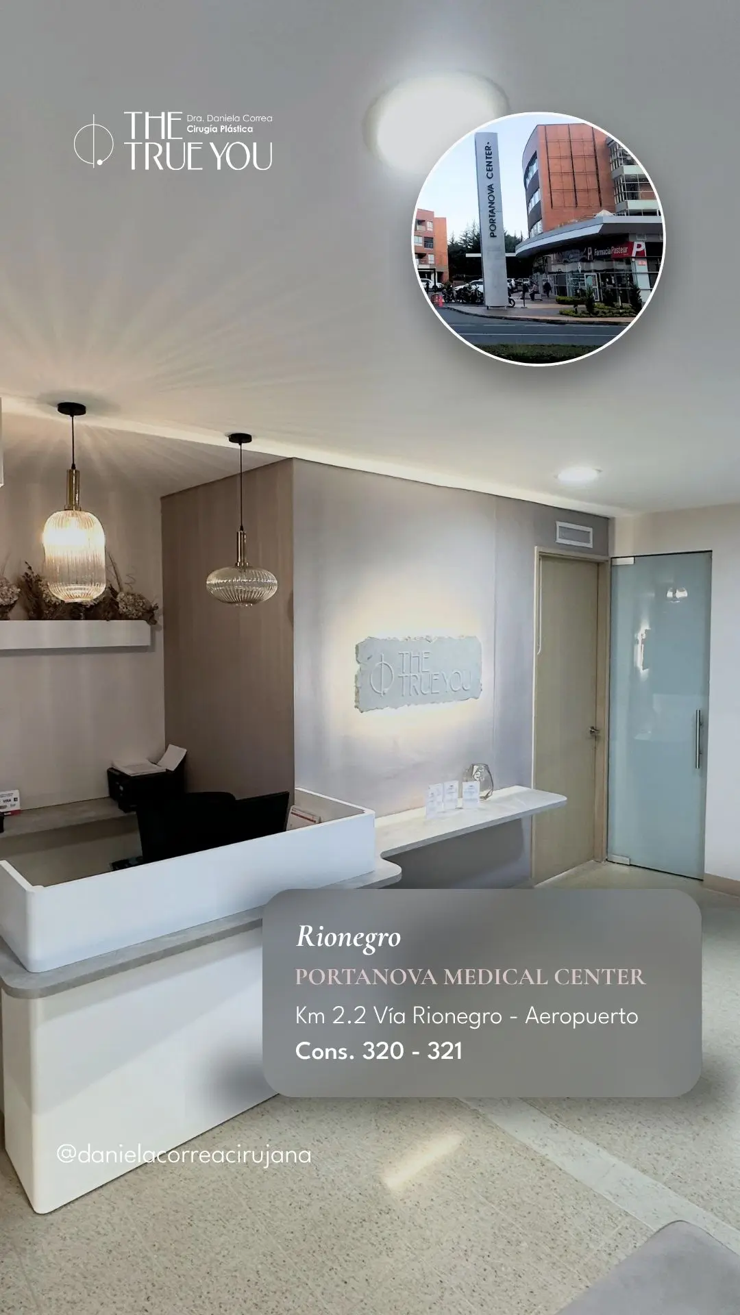 Dr. Daniela Correa consulting room in Rionegro — Portanova Medical Center