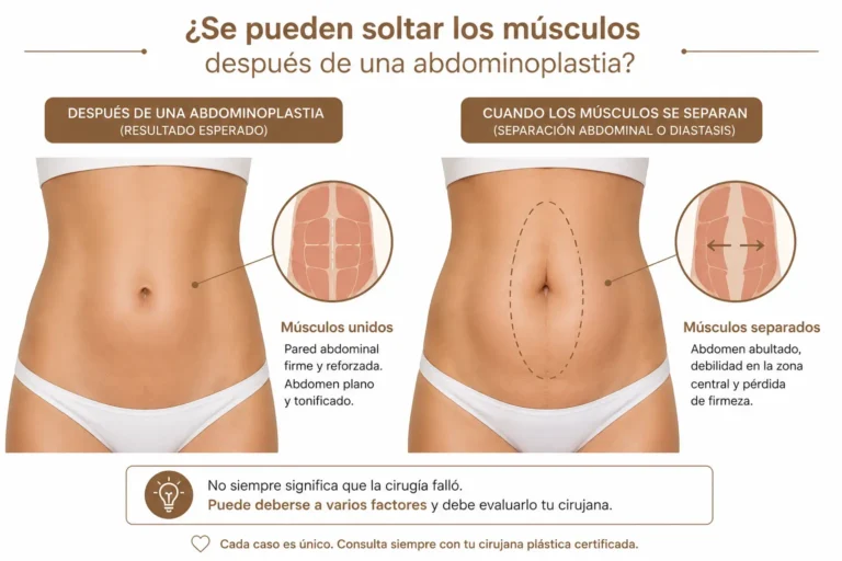 se pueden separar los musculos despues de una abdominoplastia - Dra Daniela Correa