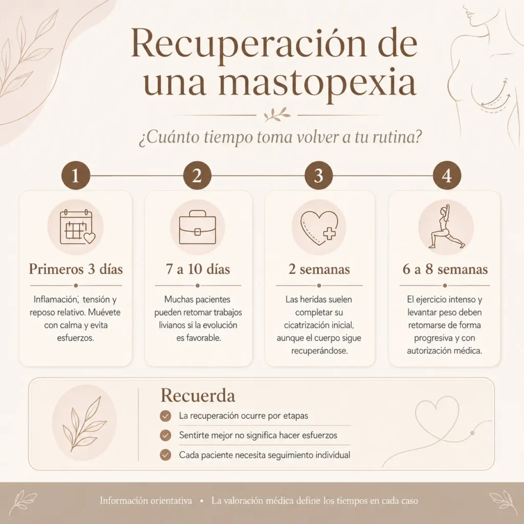 Recuperación de una mastopexia- Dra. Daniela Correa