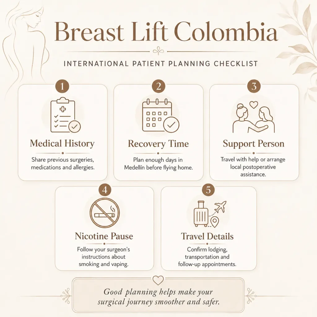 Breast Lift in Colombia- Dr. Daniela Correa- Plastic surgery